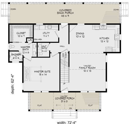 Main Floor for House Plan #940-00240