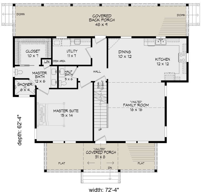 House Plan House Plan #24580 Drawing 1