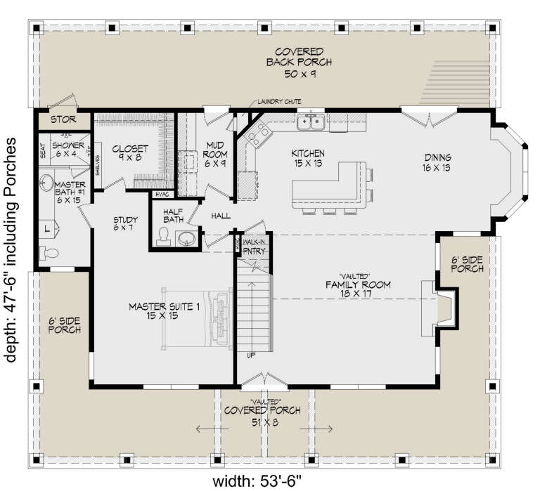 House Plan House Plan #24581 Drawing 1