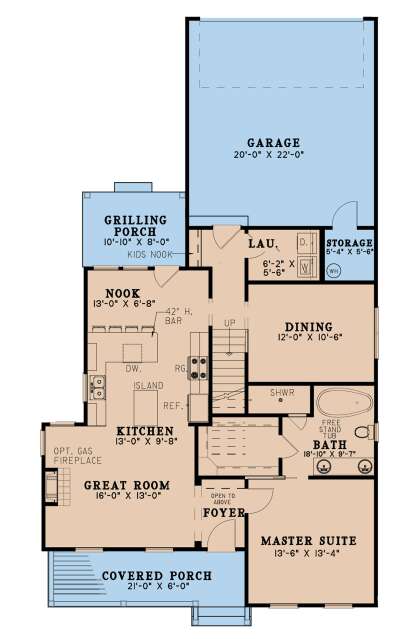 House Plan House Plan #24582 Drawing 1
