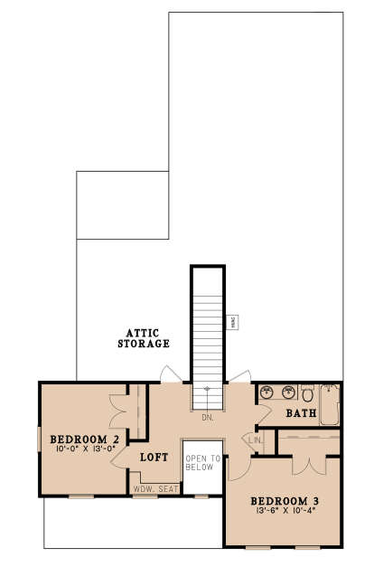 Second Floor for House Plan #8318-00162