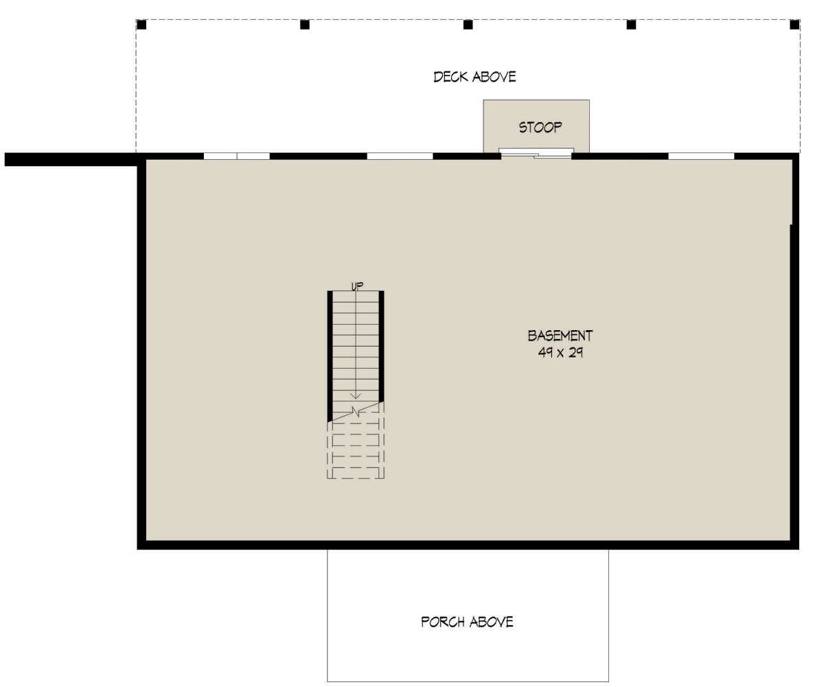 Basement for House Plan #940-00242