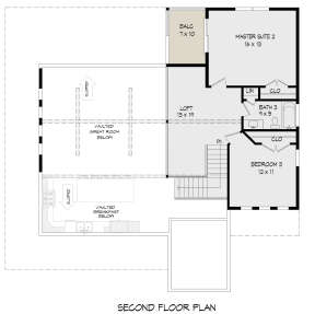 Second Floor for House Plan #940-00243