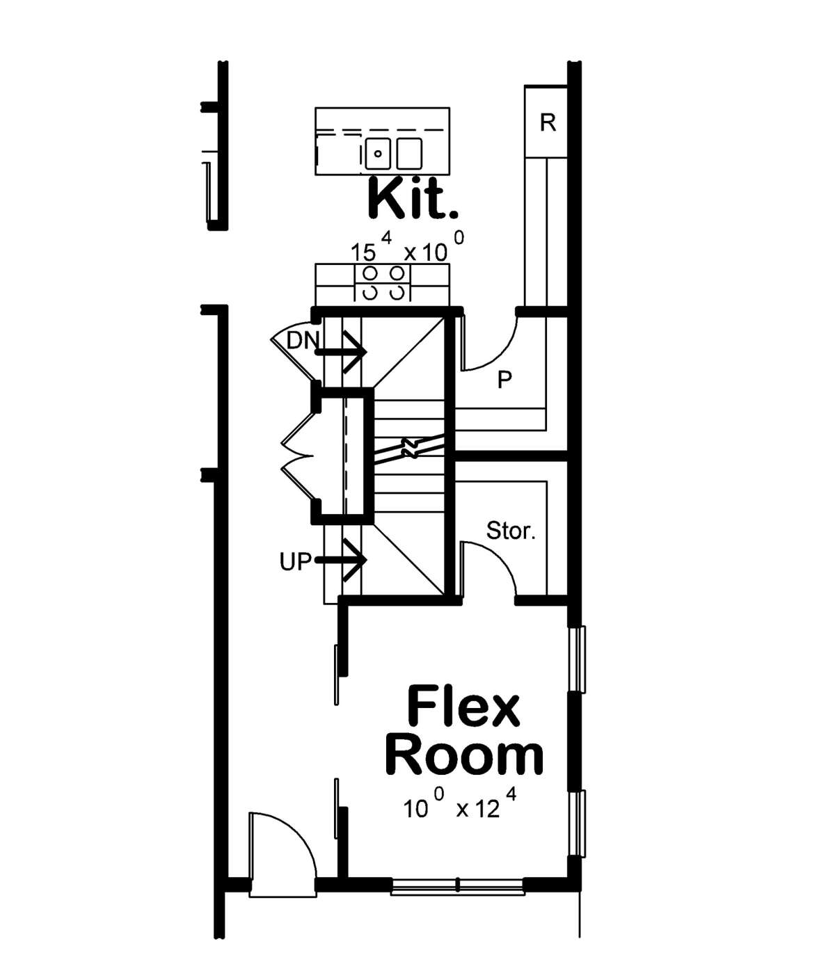 Alternate Flex Room for House Plan #402-01649