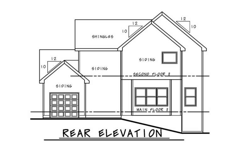 Modern Farmhouse House Plan #402-01652 Elevation Photo