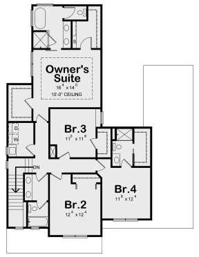 Second Floor for House Plan #402-01652