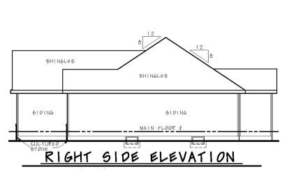 Ranch House Plan #402-01653 Elevation Photo