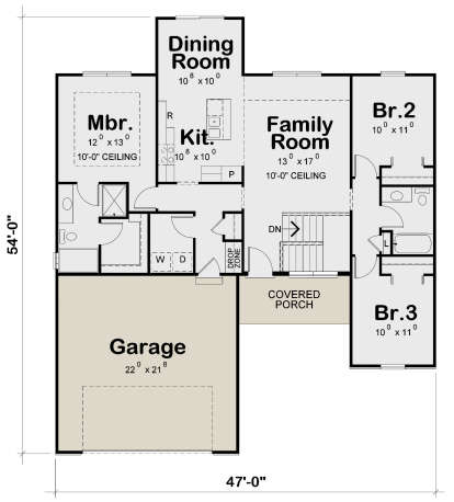 Main Floor for House Plan #402-01653