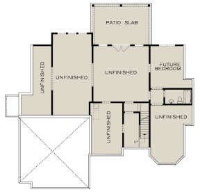Basement for House Plan #699-00269