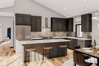 Narrow Lot House Plan #963-00430 Additional Photo