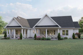Modern Farmhouse House Plan #6849-00094 Elevation Photo