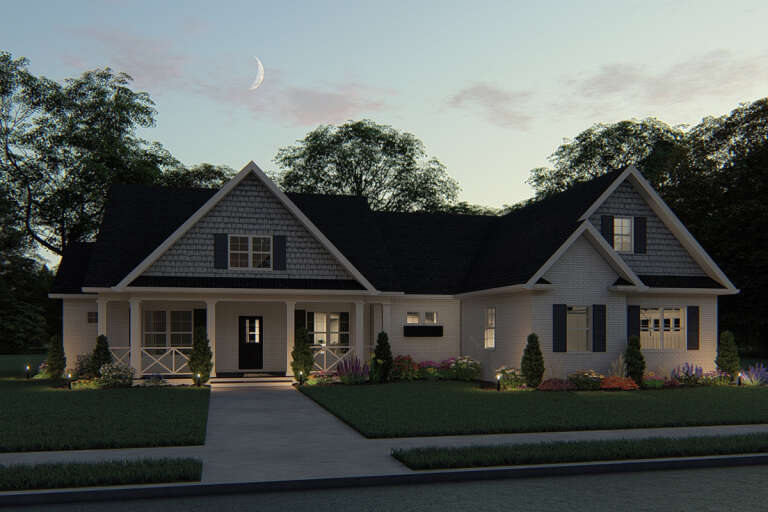 Modern Farmhouse House Plan #6849-00094 Elevation Photo