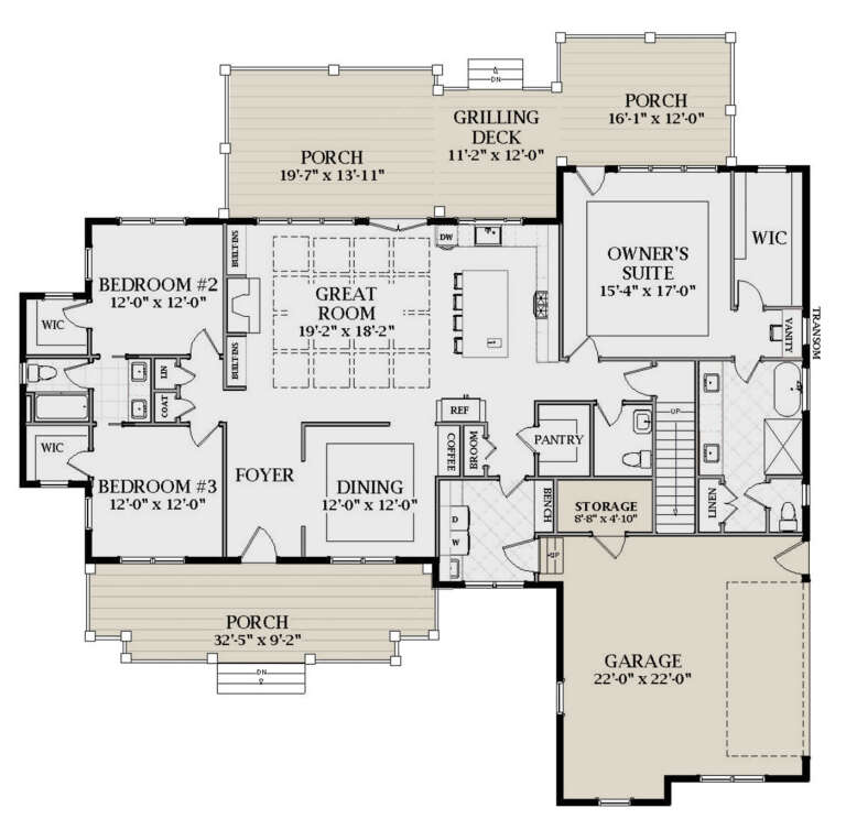 House Plan House Plan #24597 Drawing 1