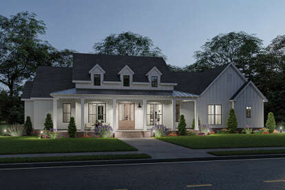 Modern Farmhouse House Plan #4534-00031 Elevation Photo