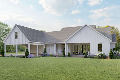 Modern Farmhouse House Plan #4534-00031 Elevation Photo