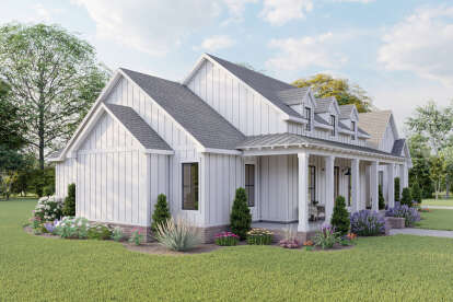 Modern Farmhouse House Plan #4534-00031 Elevation Photo