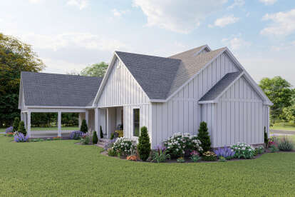 Modern Farmhouse House Plan #4534-00031 Elevation Photo