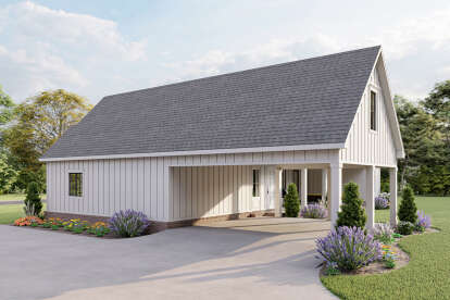 Modern Farmhouse House Plan #4534-00031 Elevation Photo