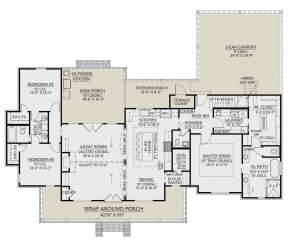 Main Floor for House Plan #4534-00031