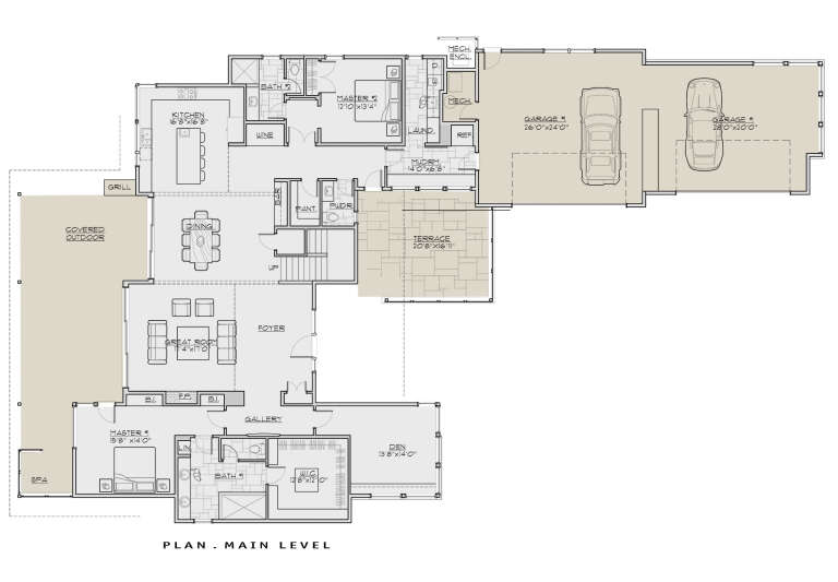 House Plan House Plan #24599 Drawing 1