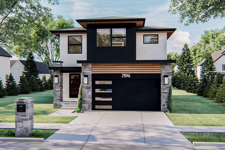 House Plan House Plan #24606 Front Elevation 