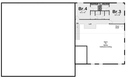 Second Floor for House Plan #963-00432