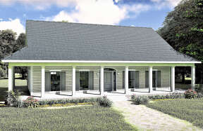 Country House Plan #1776-00109 Elevation Photo