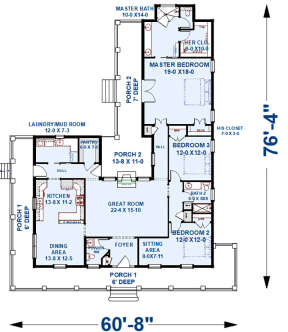 Main Floor for House Plan #1776-00109