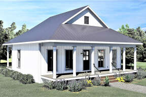 Country House Plan #1776-00110 Elevation Photo