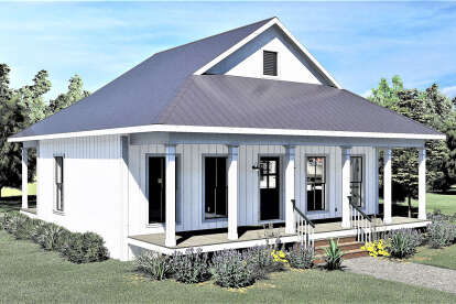 Country House Plan #1776-00110 Elevation Photo