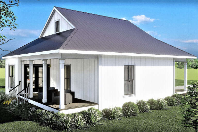 Country House Plan #1776-00110 Elevation Photo