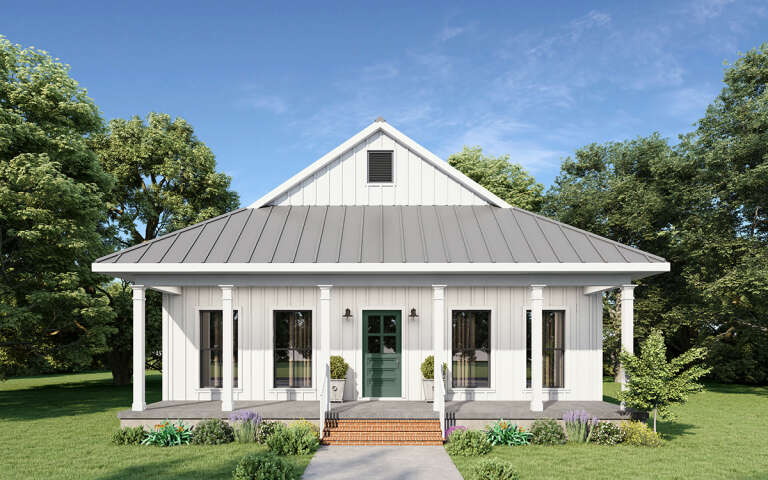 Country House Plan #1776-00110 Elevation Photo