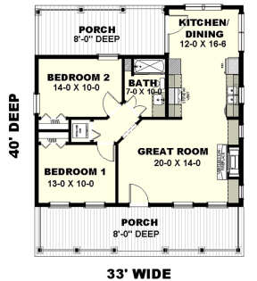 Main Floor for House Plan #1776-00110