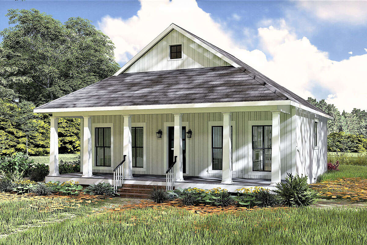 Country House Plan #1776-00111 Elevation Photo
