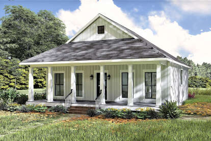 Country House Plan #1776-00111 Elevation Photo