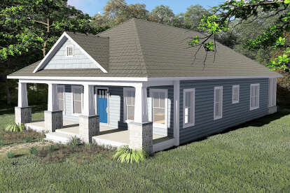 Bungalow House Plan #1776-00112 Elevation Photo