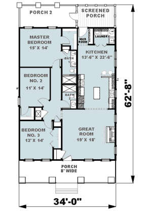 Main Floor for House Plan #1776-00112