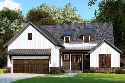 Modern Farmhouse House Plan #8318-00163 Elevation Photo