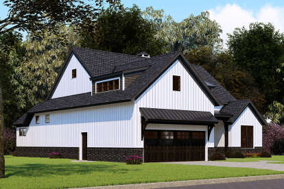 Modern Farmhouse House Plan #8318-00163 Elevation Photo