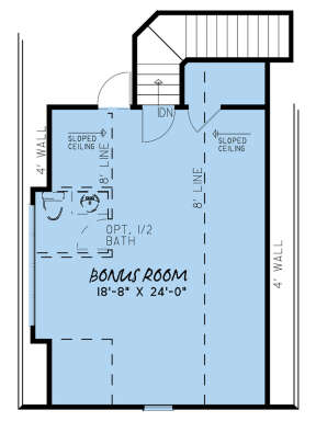 Bonus Room for House Plan #8318-00163