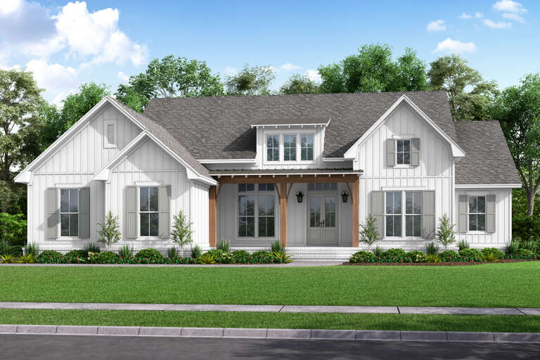 House Plan House Plan #24619 Front Elevation 