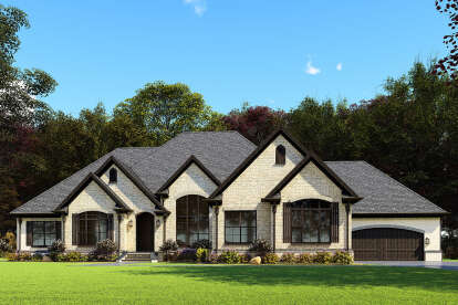 European House Plan #8318-00164 Elevation Photo