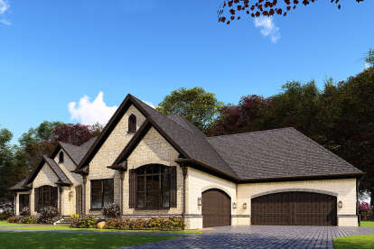 European House Plan #8318-00164 Elevation Photo