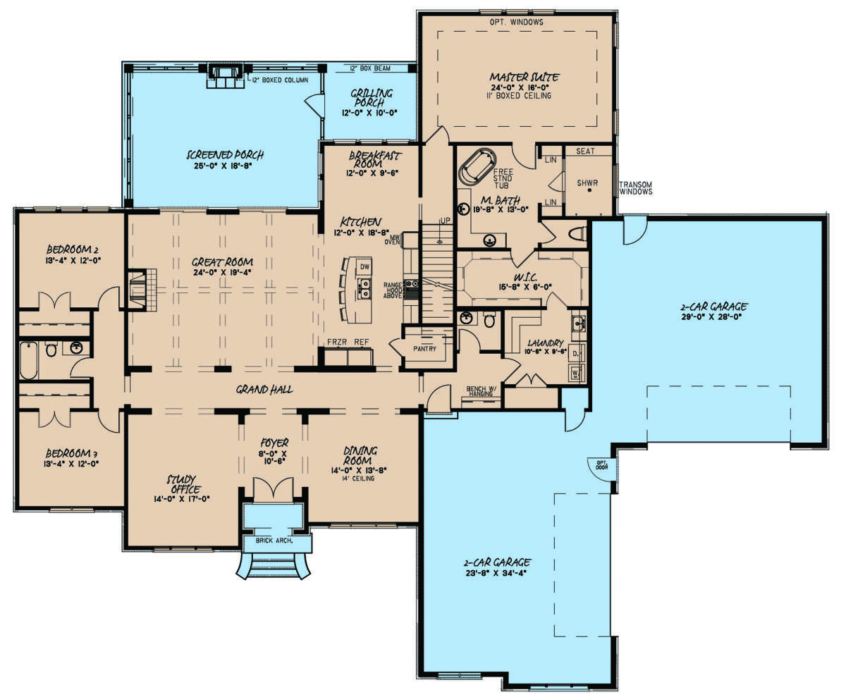 Main Floor for House Plan #8318-00164