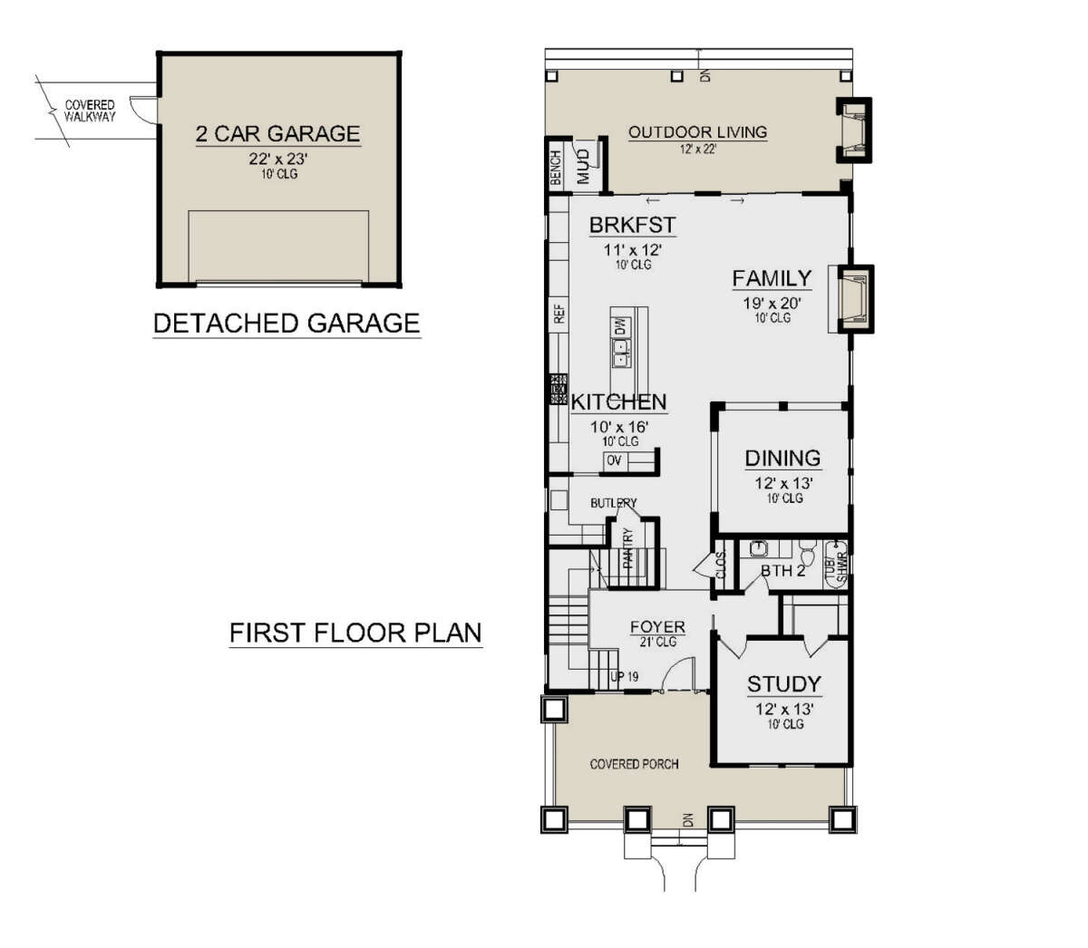 Main Floor for House Plan #5445-00389