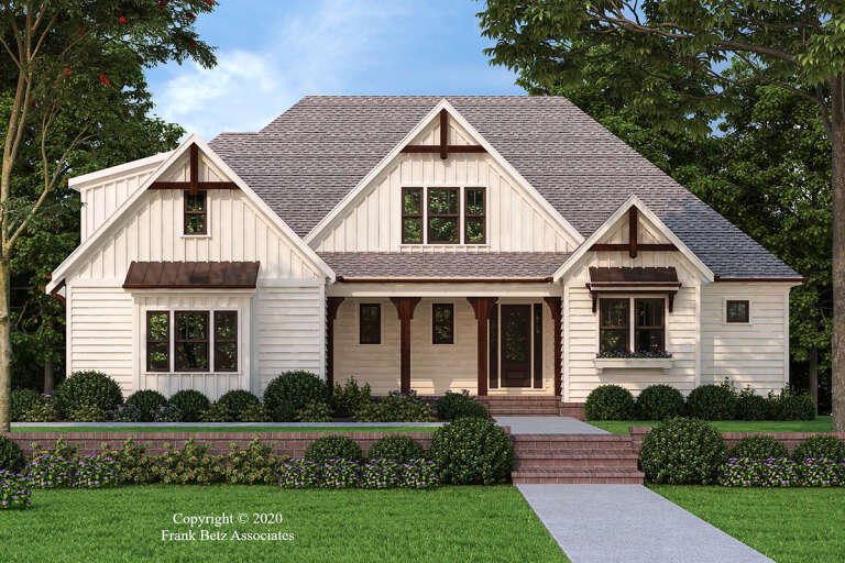 House Plan House Plan #24625 Front Elevation 