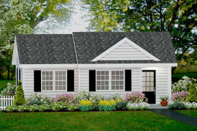 Cottage House Plan #1502-00001 Elevation Photo