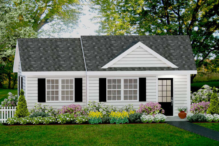 Cottage House Plan #1502-00001 Elevation Photo