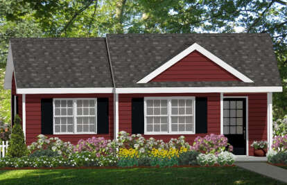 Cottage House Plan #1502-00001 Elevation Photo