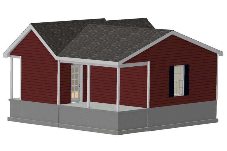 Cottage House Plan #1502-00001 Elevation Photo